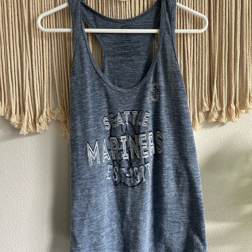 Seattle Mariners Light Blue Tank Top